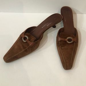 Suede Donald Pliner Couture Mules sz 8